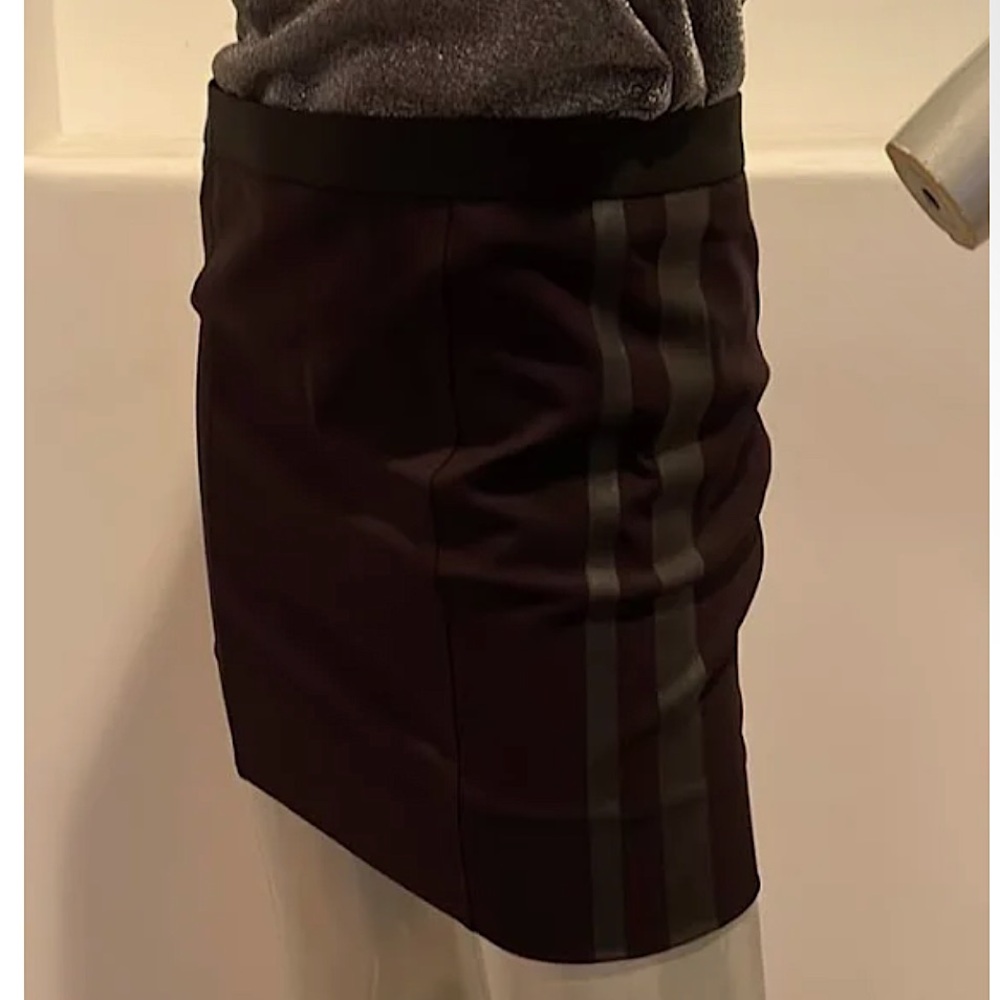Helmet Lang Mini Skirt